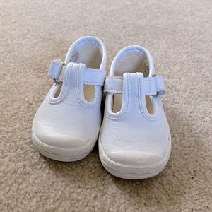 Keds Baby Vintage White Velcro Shoes - Good Condition